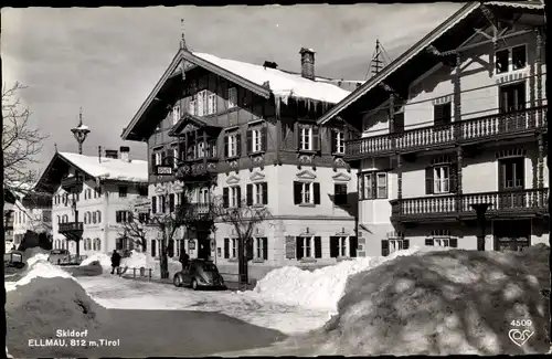 Ak Ellmau in Tirol, Teilansicht der Ortschaft