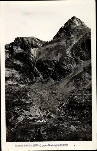 Ak Pettneu am Arlberg in Tirol, Edmund Graf Hütte, Blankshorn