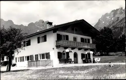 Foto Ak Going am Wilden Kaiser Kitzbühel in Tirol, Pension Nothegger