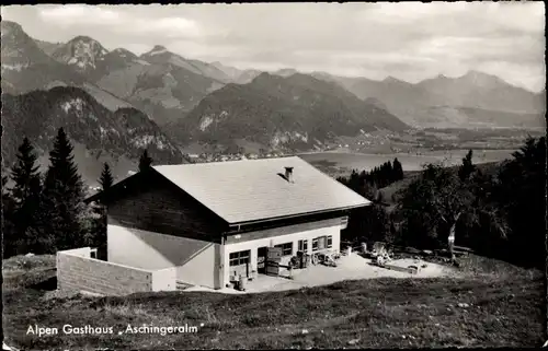 Ak Buchberg am Kaiser Ebbs in Tirol, Alpengasthaus Aschingeralm