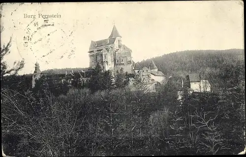 Ak Nedvědice Nedwieditz Südmähren, Burg Pernštejn, Pernstein