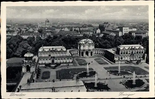 Ak Dresden Zentrum Altstadt, Zwinger
