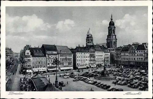 Ak Dresden Zentrum Altstadt, Altmarkt