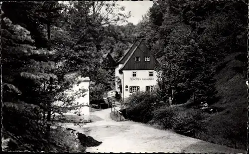 Ak Kleinhennersdorf Gohrisch Sachsen, Waldidyll Liethenmühle