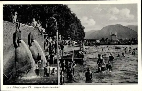 Ak Bad Hönningen am Rhein, Thermalschwimmbad