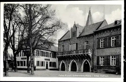 Ak Bad Sobernheim an der Nahe, Rathaus