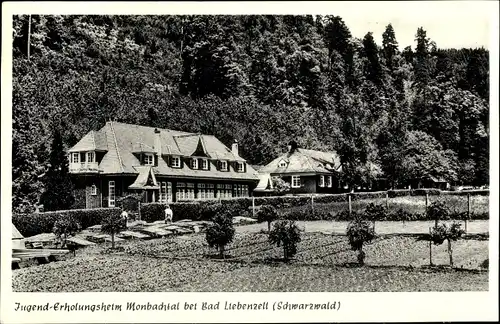 Ak Bad Liebenzell im Schwarzwald, Jugenderholungsheim Monbachtal