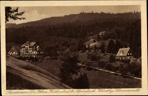 Ak Krähenbad Alpirsbach im Schwarzwald, Sanatorium Dr. Würz