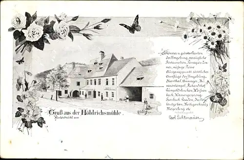 Passepartout Ak Hinterbrühl in Niederösterreich, Gasthaus Höldrichsmühle