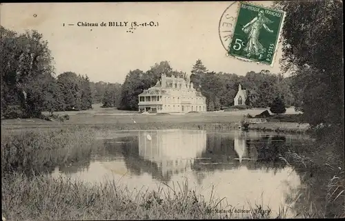 Ak Billy Val d´Oise, Le Chateau