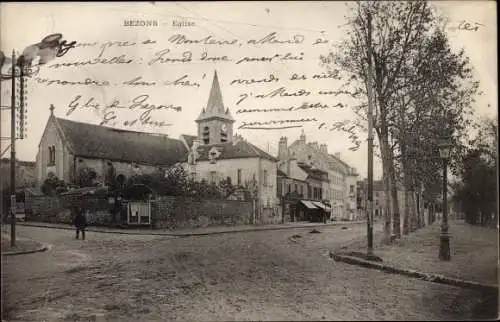 Ak Bezons Val d’Oise, Eglise