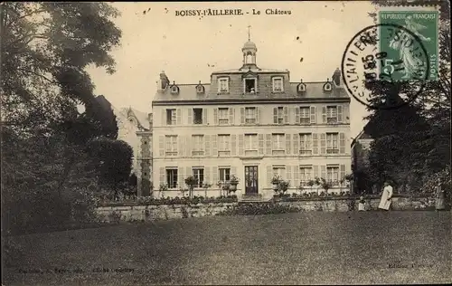 Ak Boissy l'Aillerie Val d´Oise, Le Chateau