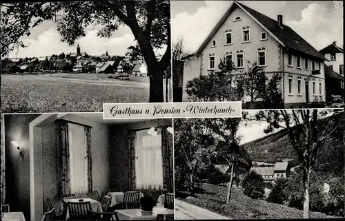 Ak Strümpfelbrunn Waldbrunn Odenwald, Gasthaus Winterhauch, Inh. H. Edelmann