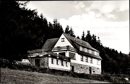 Ak Schwalefeld Willingen Upland Waldeck, Gästehaus Hubertus, Inh. J. Ladwig