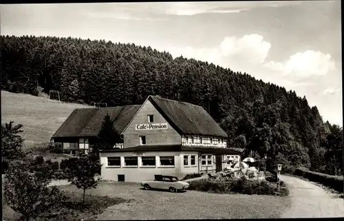 Ak Willingen im Upland Waldeck Hessen, Haus am Hoppern, Inh. Emil Bäringhausen