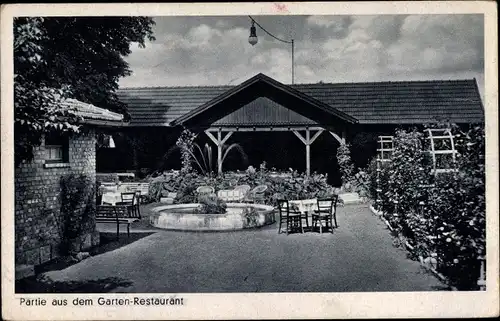 Ak Volkmarsen in Nordhessen, Hotel Schomberg, Gartenrestaurant