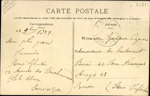 Ak Tourgeville Calvados, L'Eglise