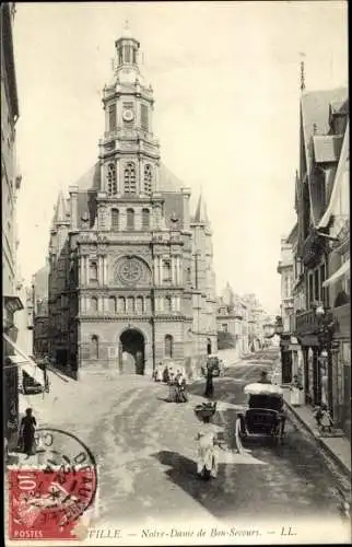 Ak Trouville Calvados, Notre Dame de Bon Scours
