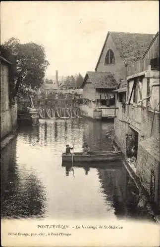 Ak Pont l'Eveque Calvados, La Vannage de St Melaine