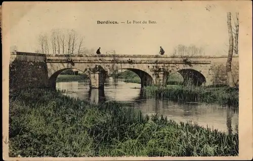 Ak Dordives Loiret, Le Pont du Betz