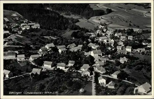 Ak Uehlingen Ühlingen Birkendorf im Schwarzwald, Fliegeraufnahme