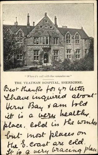 Ak Sherborne Dorset, The Yeatman Hospital