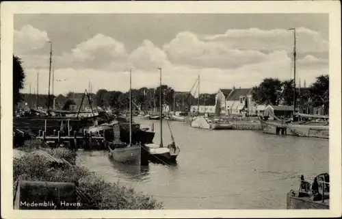 Ak Medemblik Nordholland Niederlande, Haven