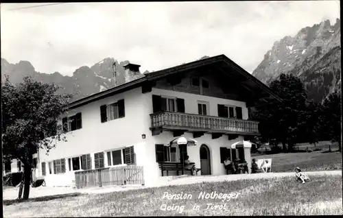 Foto Ak Going am Wilden Kaiser Kitzbühel in Tirol, Pension Nothegger