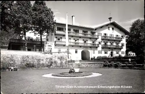 Ak Kössen in Tirol, Tiroler Geb. Krankenkasse Erholungsheim