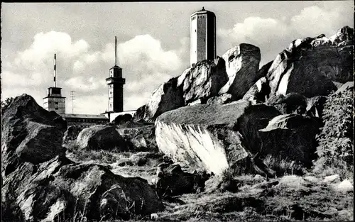 Ak Niederreifenberg Schmitten im Taunus, Großer Feldberg, Fernseh und UKW Sender, Fernmeldeturm