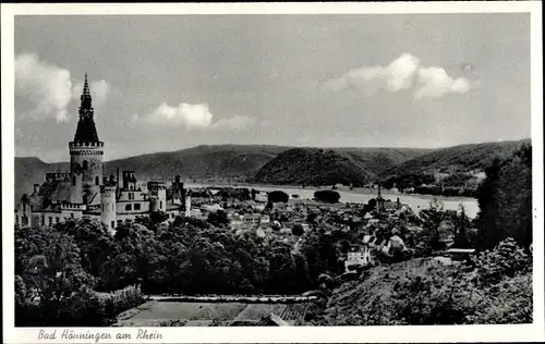 Ak Bad Hönningen am Rhein, Blick auf den Ort