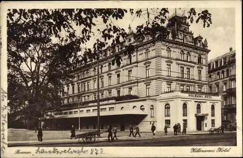 Ak Hansestadt Bremen, Hillmanns Hotel