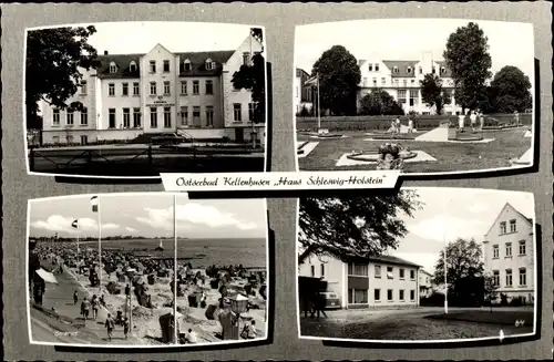 Ak Kellenhusen an der Ostsee, Haus Schleswig Holstein, Garten, Strand