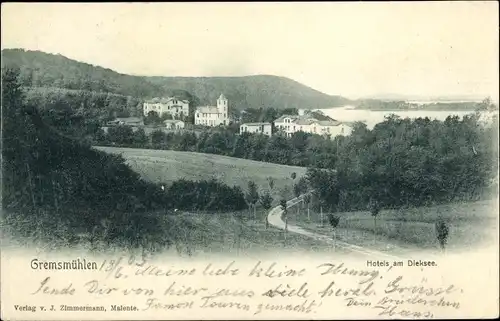 Ak Gremsmühlen Malente in Ostholstein, Hotels am Dieksee