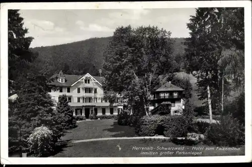 Ak Bad Herrenalb im Schwarzwald, Hotel zum Falkenstein