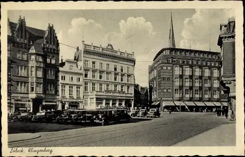 Ak Hansestadt Lübeck, Klingenberg