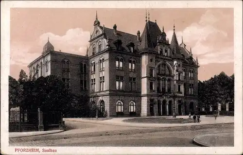 Ak Pforzheim im Schwarzwald, Saalbau