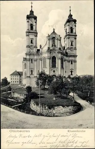 Ak Ottobeuren Bayern, Klosterkirche