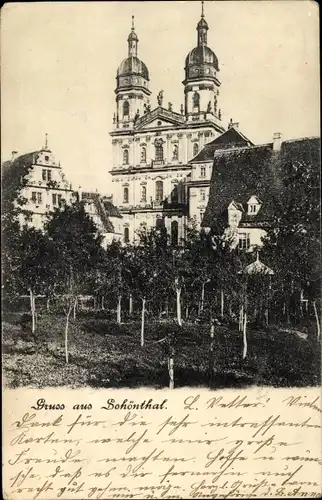 Ak Schöntal Baden Württemberg, Kloster Schönthal