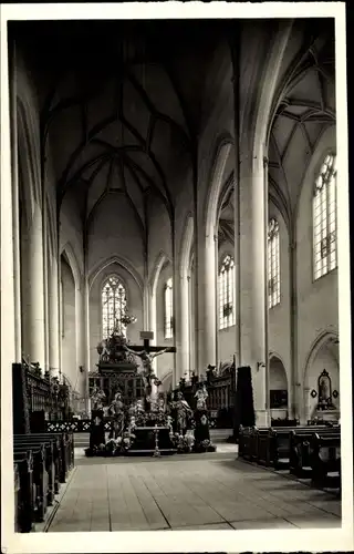 Ak Ingolstadt an der Donau Oberbayern, Münsterkirche zu Unserer Lieben Frau
