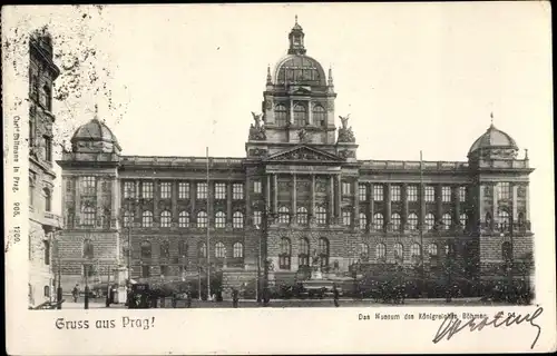 Ak Praha Prag, Museum des Königsreichs Böhmen