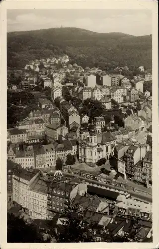 Ak Karlovy Vary Karlsbad Stadt, Gesamtansicht