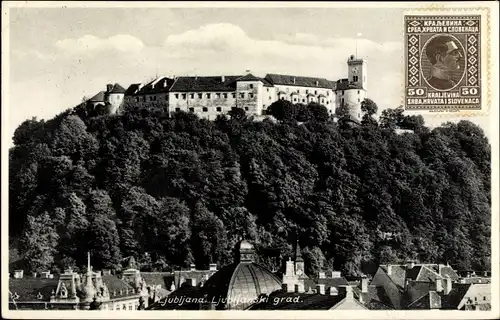 Ak Ljubljana Laibach Slowenien, Ljubljanski grad