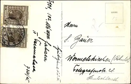 Ak Ljubljana Laibach Slowenien, Ljubljanski grad