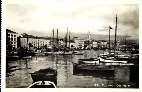 Ak Split Spalato Kroatien, Luka, Hafen