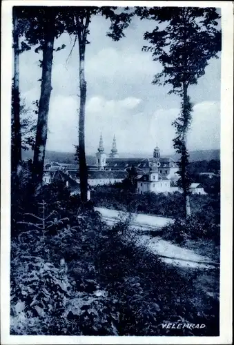 Ak Velehrad Welehrad Region Zlin, Blick auf den Ort, Kloster