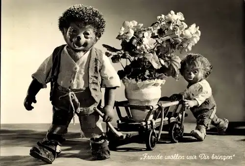 Ak Mecki der Igel, Freude wollen wir Dir bringen