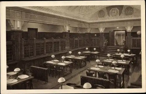 Ak Bouffémont Val d´Oise, Le College Feminin, La Bibliothèque des Élèves