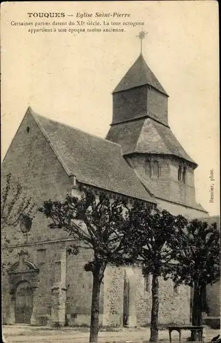 Ak Touques Calvados, Eglise Saint Pierre