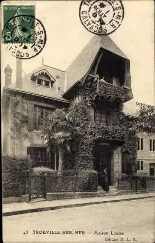 Ak Trouville sur Mer Calvados, Maison Louise